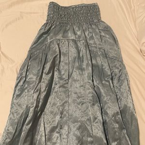 Vince Smocked Tiered Skirt